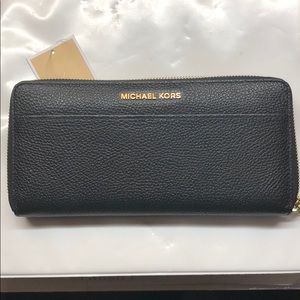 MK Mercer Zip Around Wallet